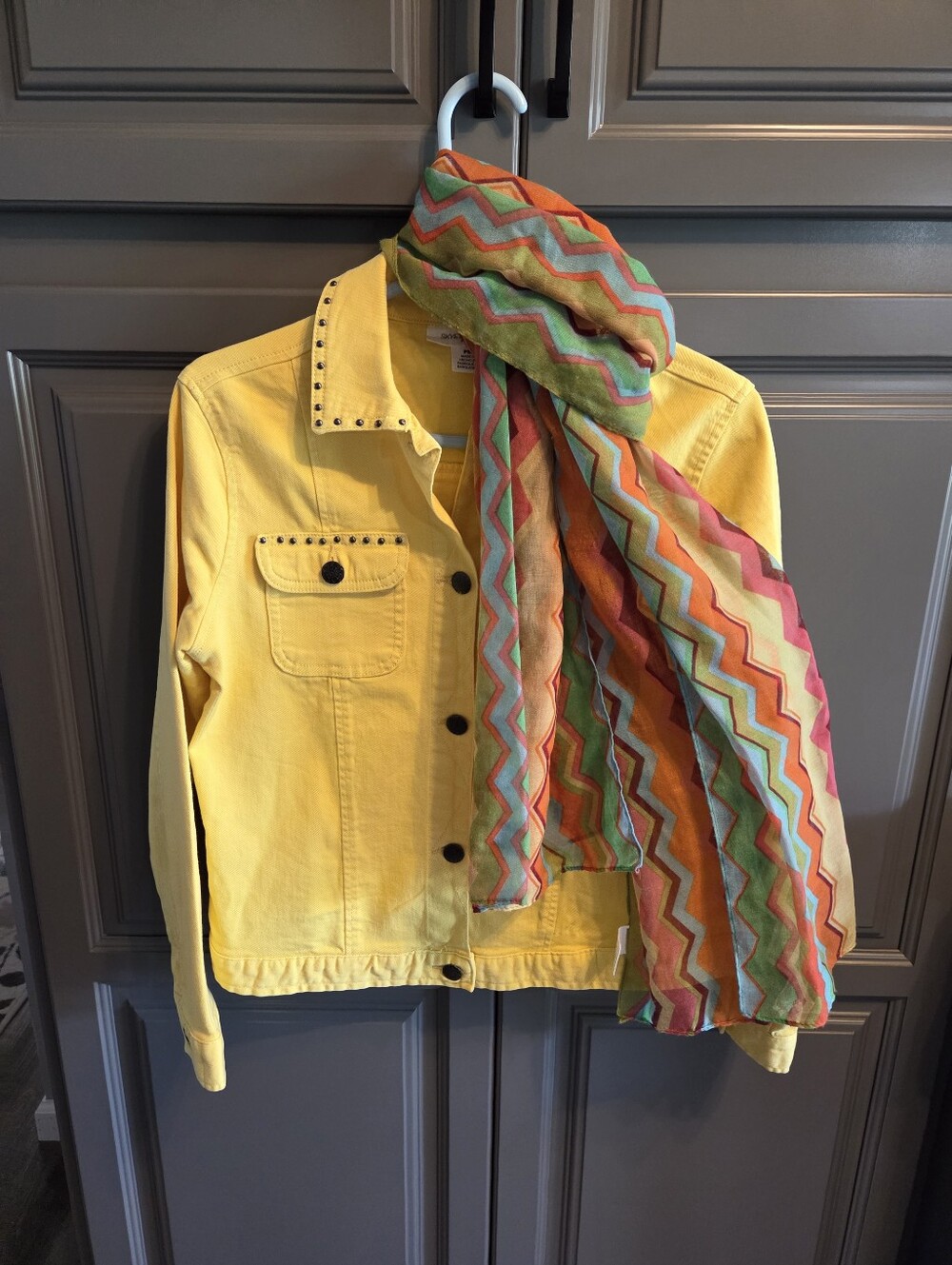 SKYE'S THE LIMIT YELLOW JEAN JACKET P/M